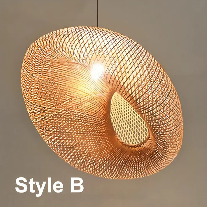 Frendorf | Trendy Rattan Pendellampe - NaturGlow