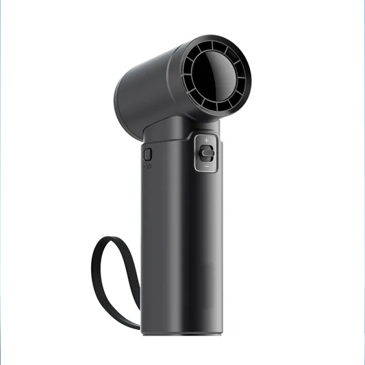 Norvo | Bærbar Håndholdt Vifte med Power Bank - Høyhastighets Kjøling med 18W Hurtiglading for Utendørsbruk