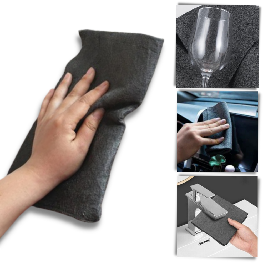 Ultraabsorberende, fortykket rengjøringsklut av mikrofiber