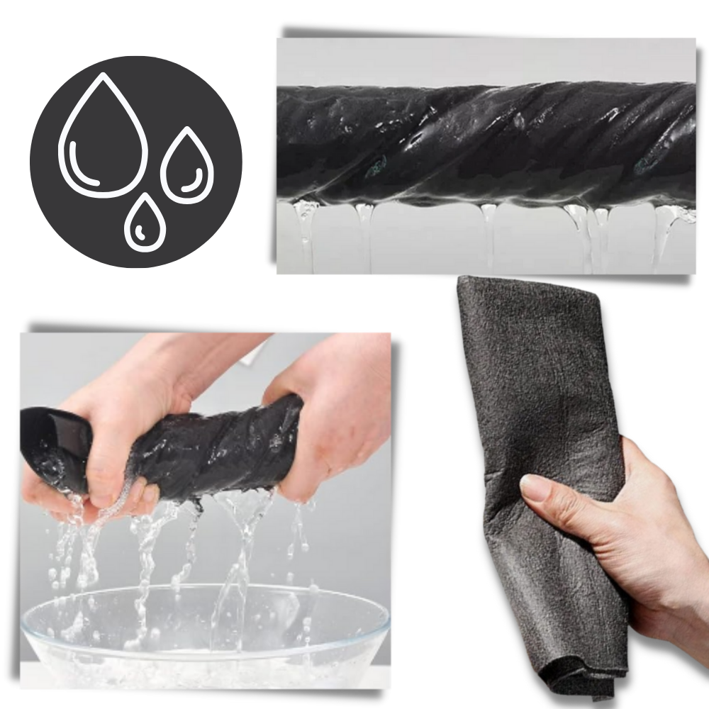 Ultraabsorberende, fortykket rengjøringsklut av mikrofiber