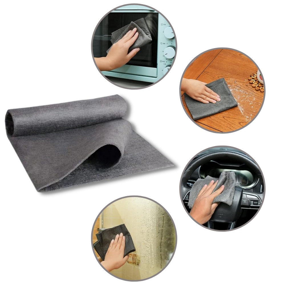 Ultraabsorberende, fortykket rengjøringsklut av mikrofiber