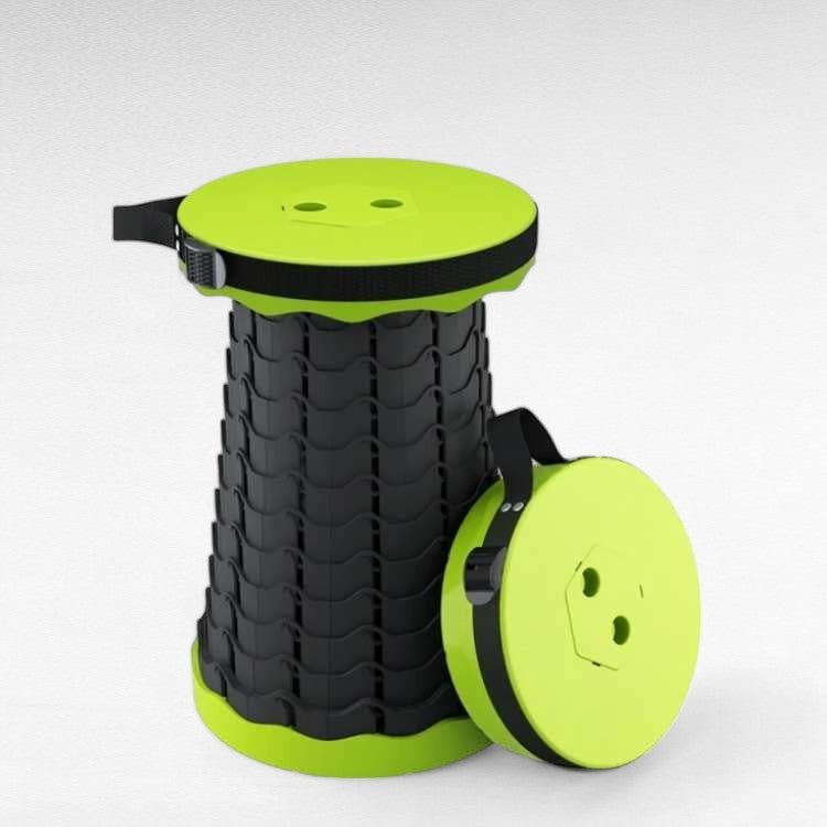 Norvo | Ultrakompakt Sammenleggbart Stol | Lett, Justerbar Høyde & Bærbar for Camping, Fiske, Reising & Hjemmebruk