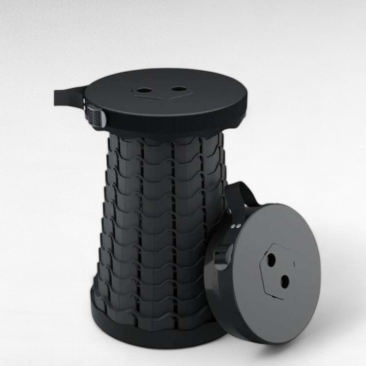 Norvo | Ultrakompakt Sammenleggbart Stol | Lett, Justerbar Høyde & Bærbar for Camping, Fiske, Reising & Hjemmebruk