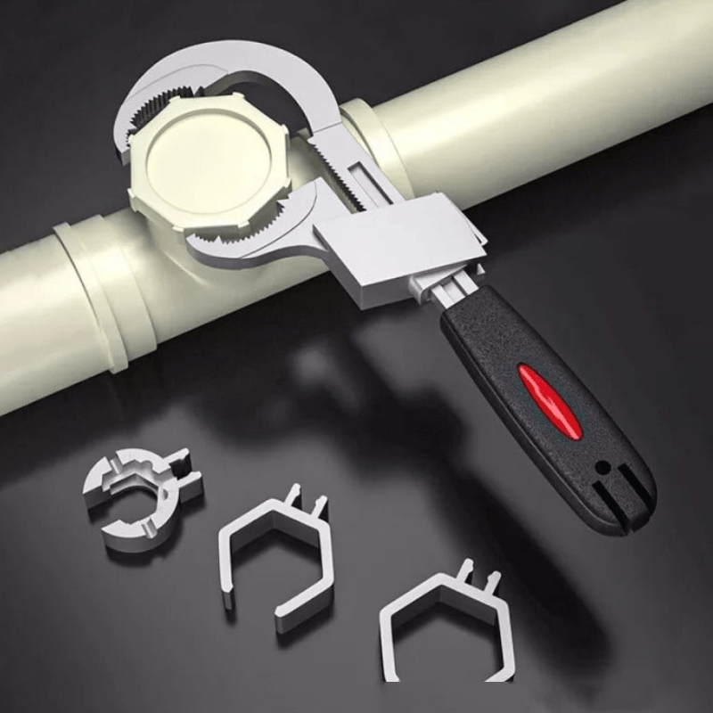 Norvo | AllSize Spanner – 2-hodet justerbar skiftenøkkel for enkel hjemme reparasjon