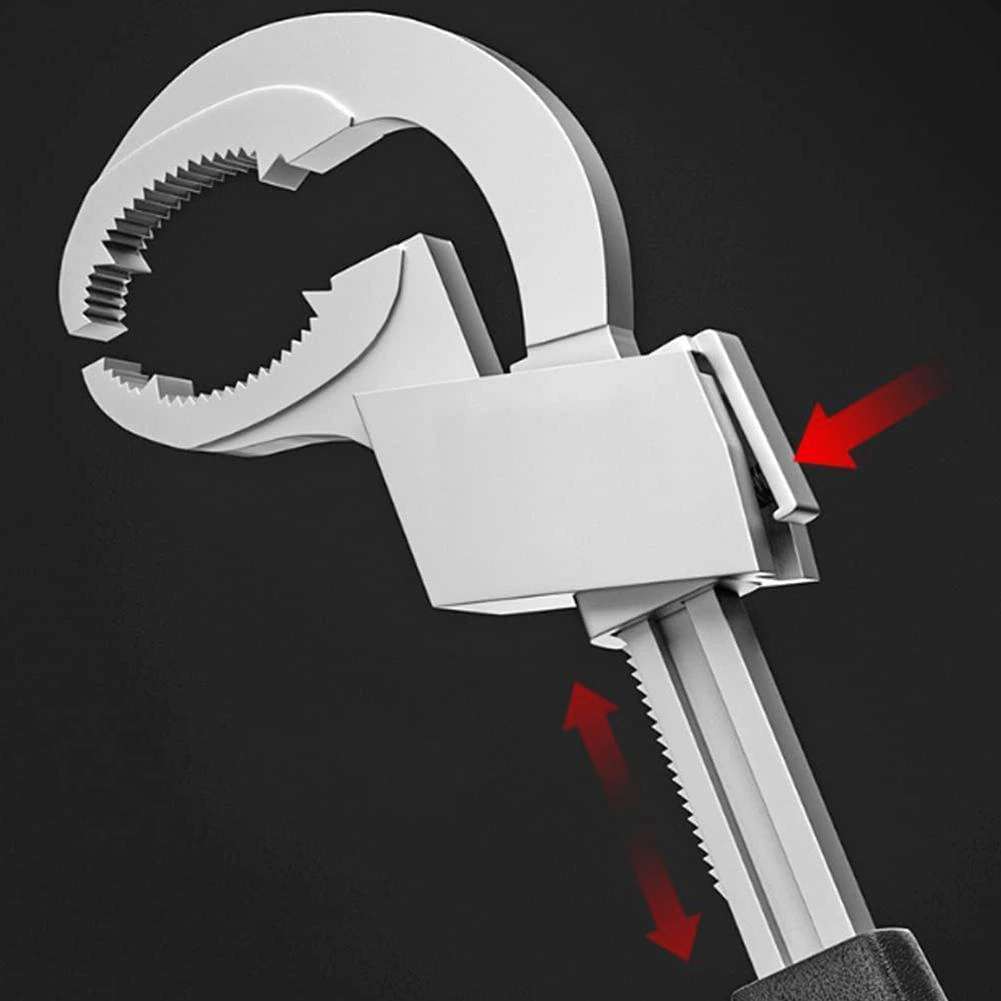 Norvo | AllSize Spanner – 2-hodet justerbar skiftenøkkel for enkel hjemme reparasjon