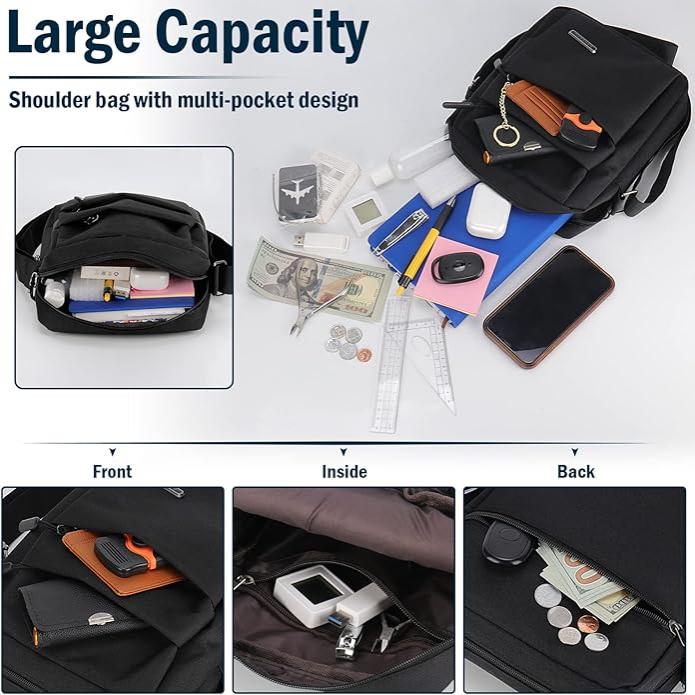 Norvo | URBANGUARD – Vanntett herre skulderveske med tyverisikring design