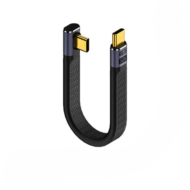 Frendorf | USB4 Albuekontakt Kabel – 240W, 40Gbps, 8K (1+1 GRATIS)
