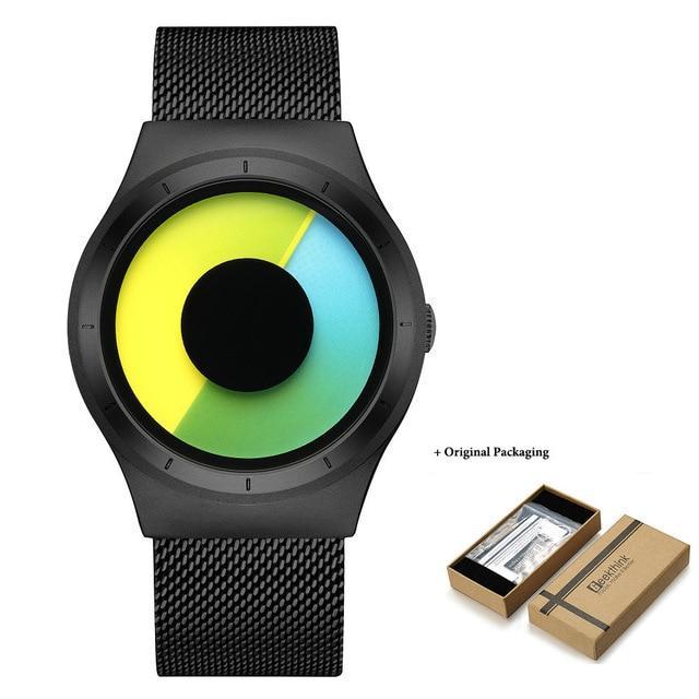 Norvo | IcoolGadgets 2019 Nye Kvinner Klokker Quartz Klokke kvinne Top Luxury Merke Motebaserte Luksus Dame Kreativ Armbåndsur Gull Stål Mesh Bånd