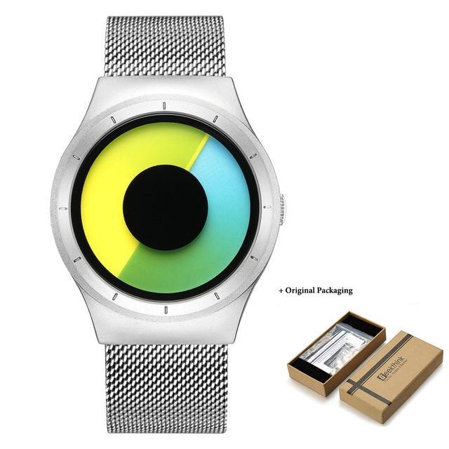 Norvo | IcoolGadgets 2019 Nye Kvinner Klokker Quartz Klokke kvinne Top Luxury Merke Motebaserte Luksus Dame Kreativ Armbåndsur Gull Stål Mesh Bånd
