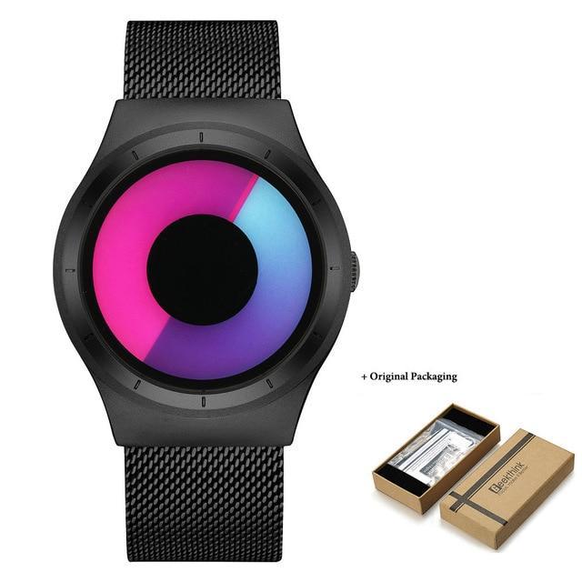 Norvo | IcoolGadgets 2019 Nye Kvinner Klokker Quartz Klokke kvinne Top Luxury Merke Motebaserte Luksus Dame Kreativ Armbåndsur Gull Stål Mesh Bånd