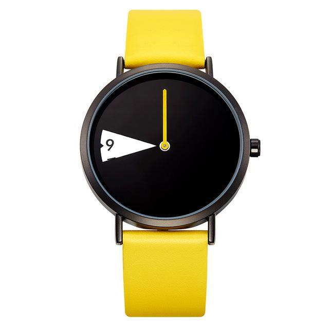 Norvo | Søt Kvinnere Klokke Kreativ Håndleddsklokke Dame Klokke Roter Gul Lær Bånd Håndleddsklokker Klokker Montres Femme Reloj Mujer