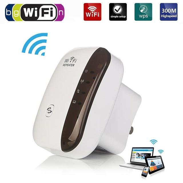 Norvo | 3 Modeller Trådløs WiFi Repeater WiFi Rekkeviddeforsterker 300Mbps Signalförsterker 802.11N/B/G Booster Repetidor WiFi Reapeter