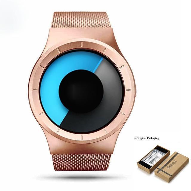Norvo | IcoolGadgets 2019 Nye Kvinner Klokker Quartz Klokke kvinne Top Luxury Merke Motebaserte Luksus Dame Kreativ Armbåndsur Gull Stål Mesh Bånd