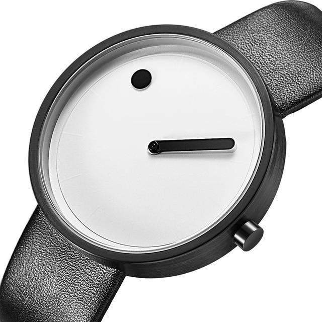 Norvo | IcoolGadgets Kvarts klokke menn Luksus Casual Svart Japan kvarts klokke Enkel Designer Moteklokke mann