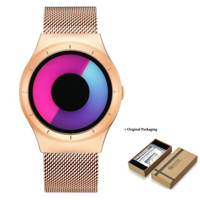 Norvo | IcoolGadgets 2019 Nye Kvinner Klokker Quartz Klokke kvinne Top Luxury Merke Motebaserte Luksus Dame Kreativ Armbåndsur Gull Stål Mesh Bånd