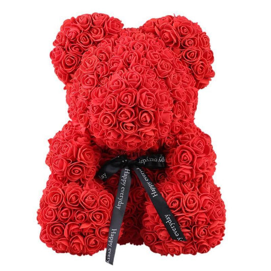 Norvo | Rose Bear Uk | Håndlaget Luksus Blomsterrose Kjærlighets Teddybjørn