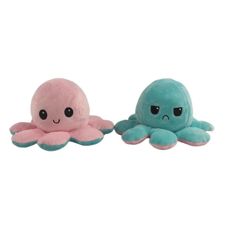 Norvo | Vendbar Plysjleke med Dobbeltsidige Utrykk