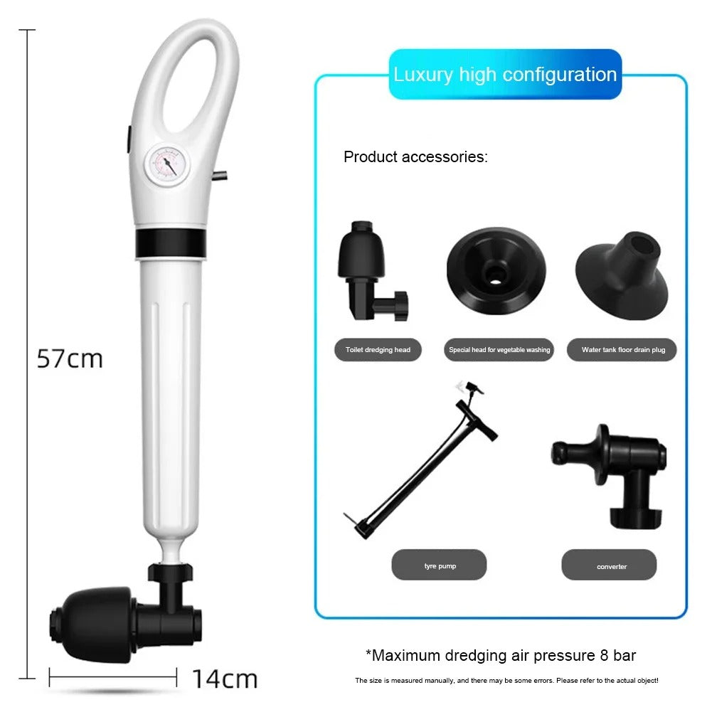 Norvo | ClearFlow™ Toalettstempel | Hurtigvirkende verktøy for løsninger på blokkeringer i avløp og toalett