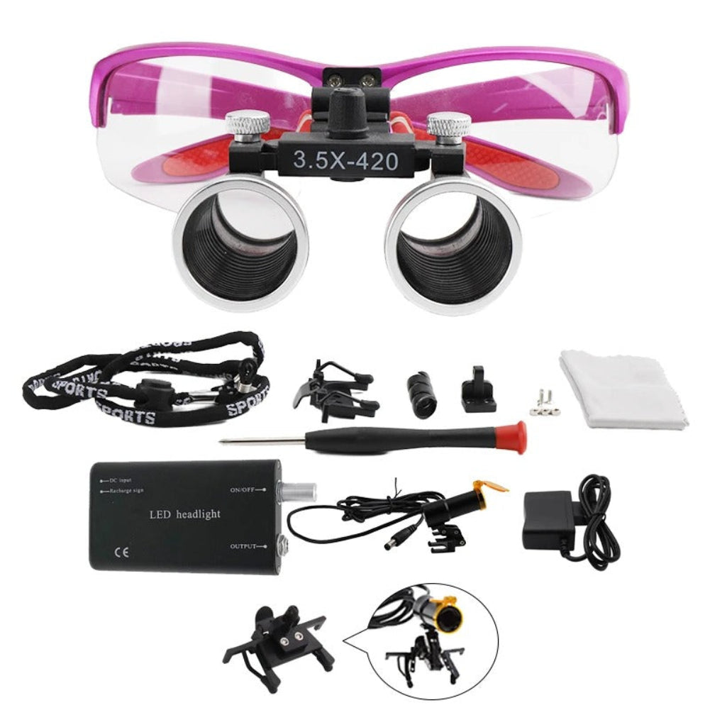 Norvo | Dentalluper forstørring med & LED-hodelykt for presisjonsarbeid