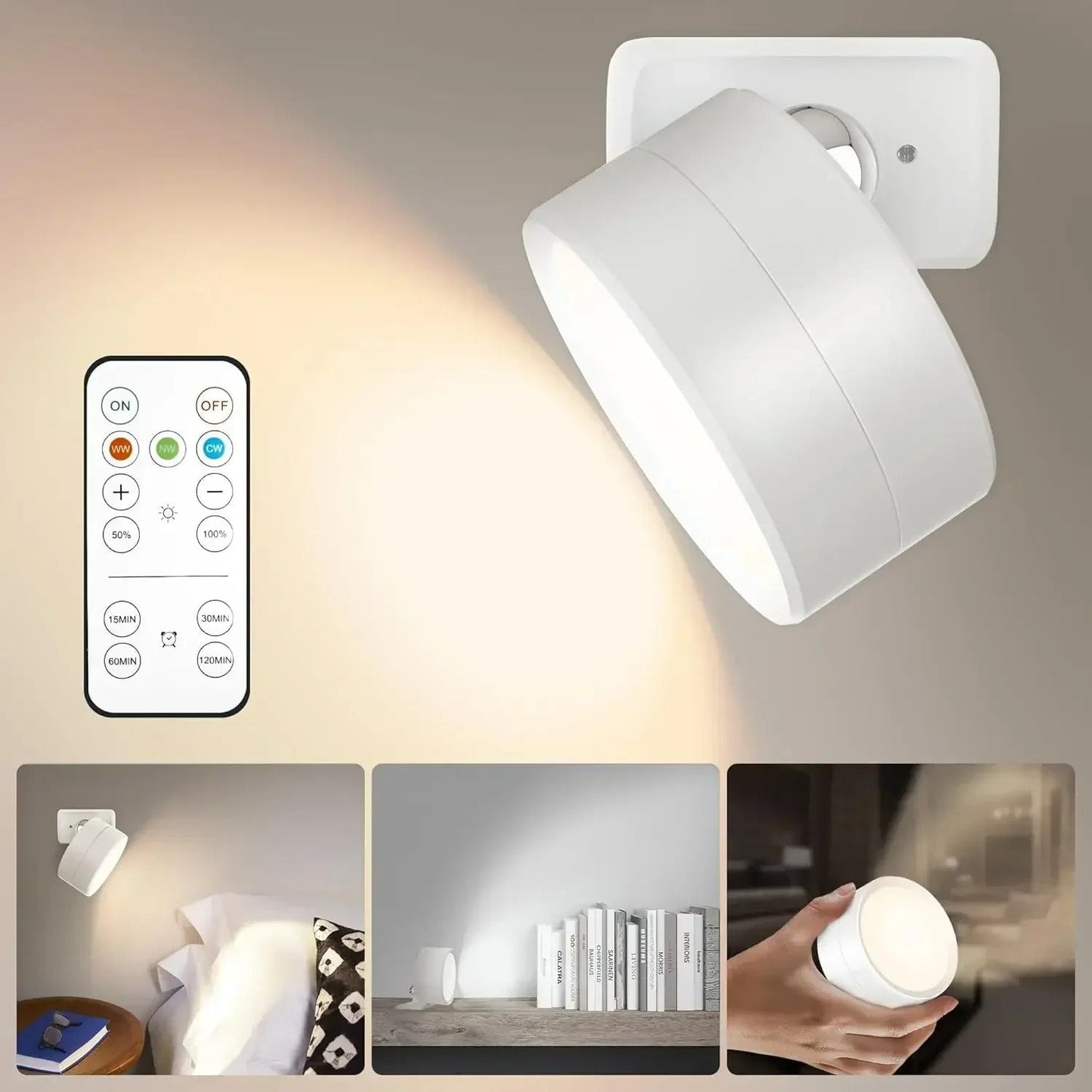 Norvo | TouchGlow Lys – Justerbar LED Glød for Moderne Hjemmeinteriør
