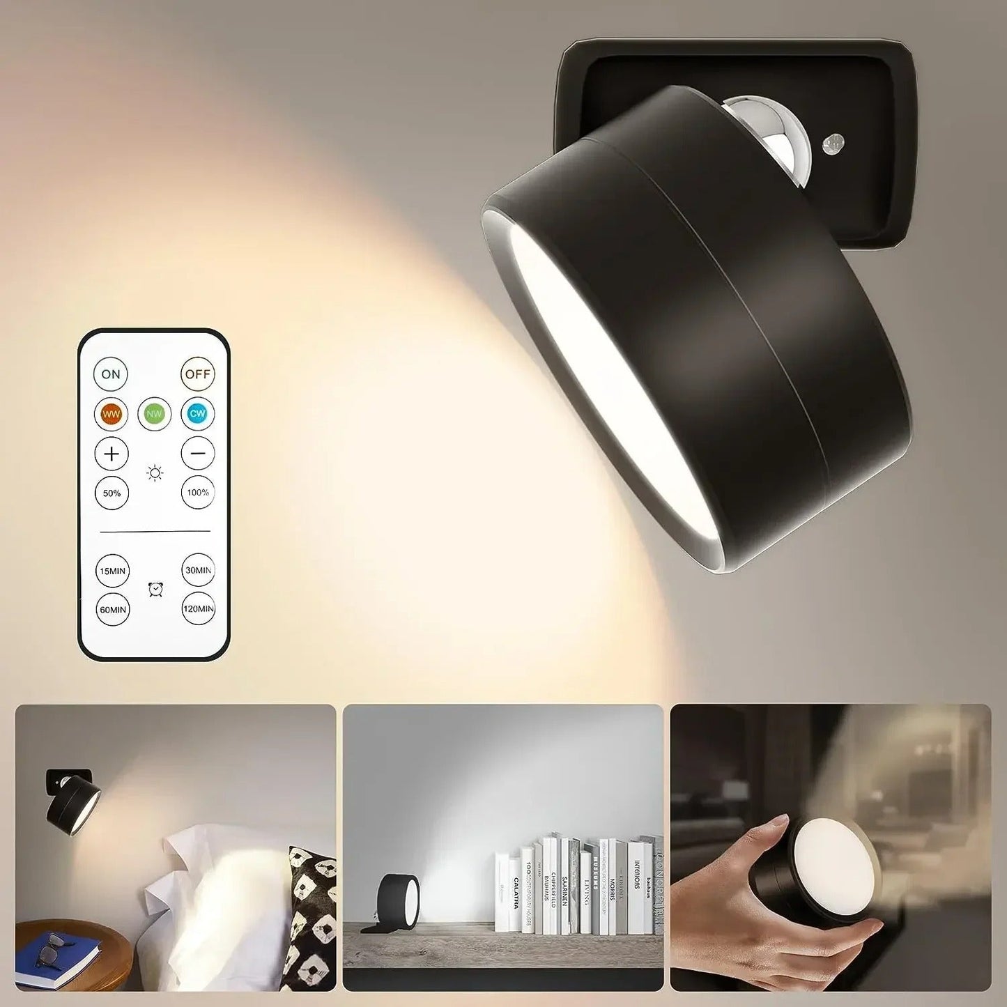 Norvo | TouchGlow Lys – Justerbar LED Glød for Moderne Hjemmeinteriør