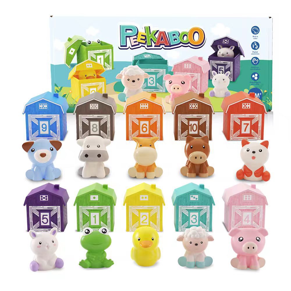 Norvo | KidFarm | Oppdag gården! - Montessori dyre leketøyssett