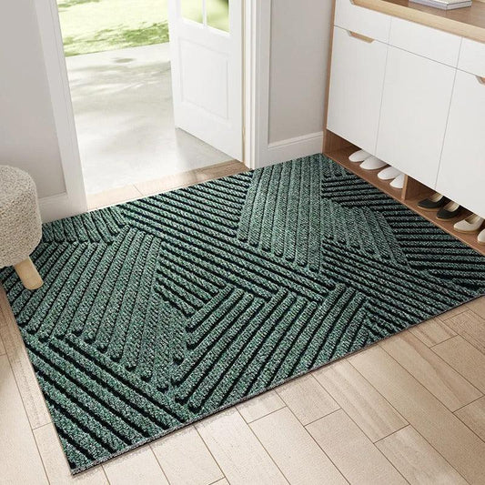 Norvo | Moderne, nordisk stil PVC dørmatte │ Sklisikker dørmatte for inngangsområdet │ Sandfjernende fotmatte