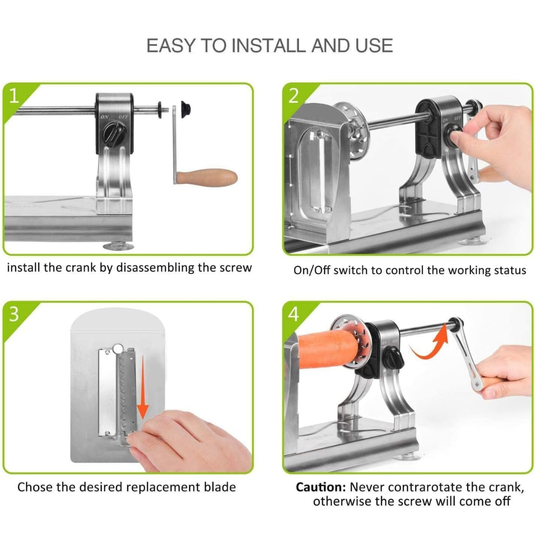 Norvo | Grønnsak Spiralizer med 6 Blader