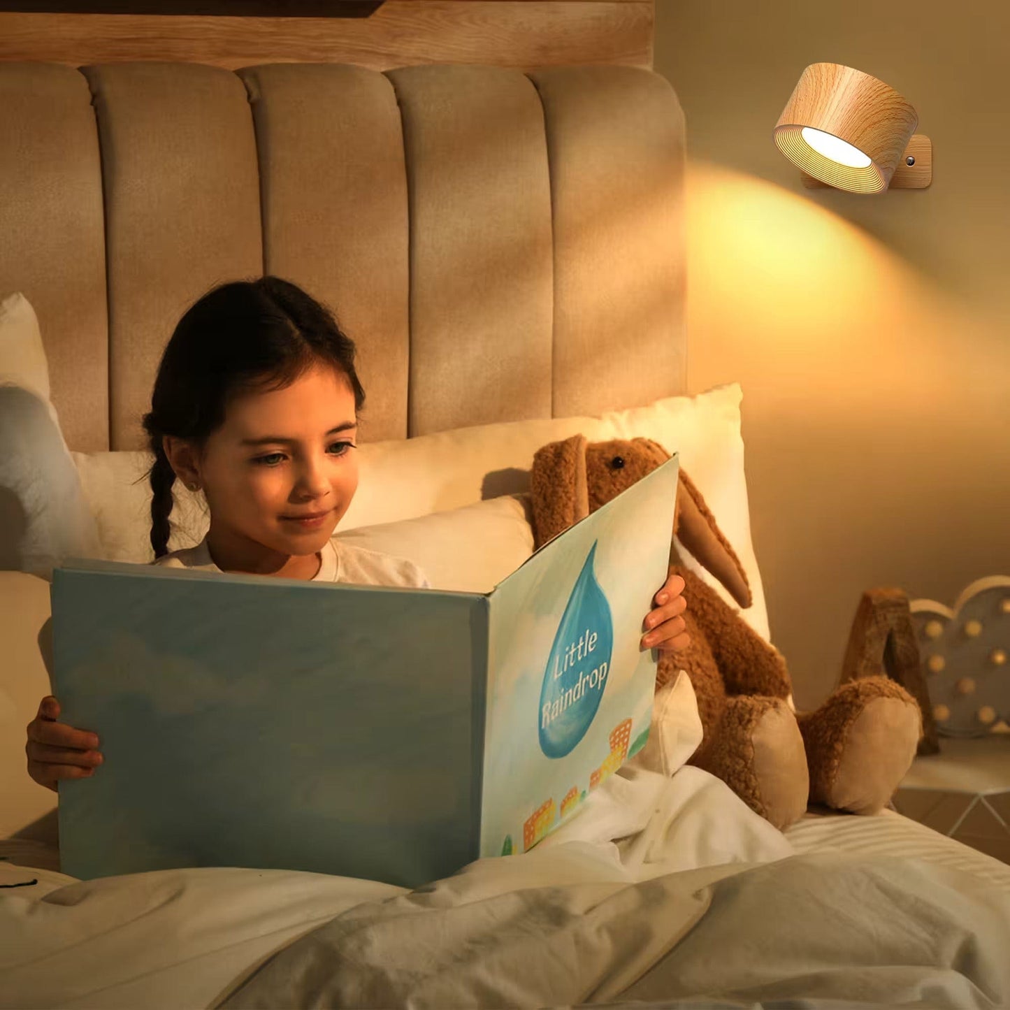 Norvo | Batteridrevet Vegglampe | Oppladbar, 360° Justerbar & Trådløs for Moderne Interiør