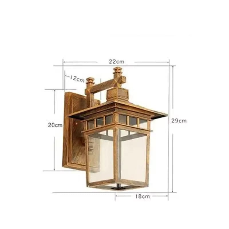 Norvo | Vanntett utendørs vegglampe | Moderne design for hage, balkong, trapper og inngang bruk