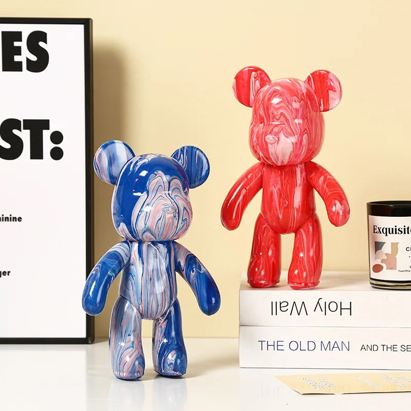 Norvo | Dekorativ Håndmalt Bjørndukke