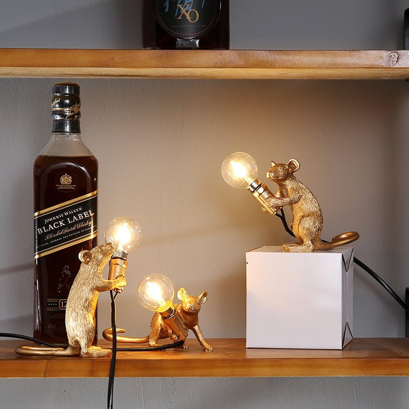 Norvo | Vintage Mouse LED Bordlampe