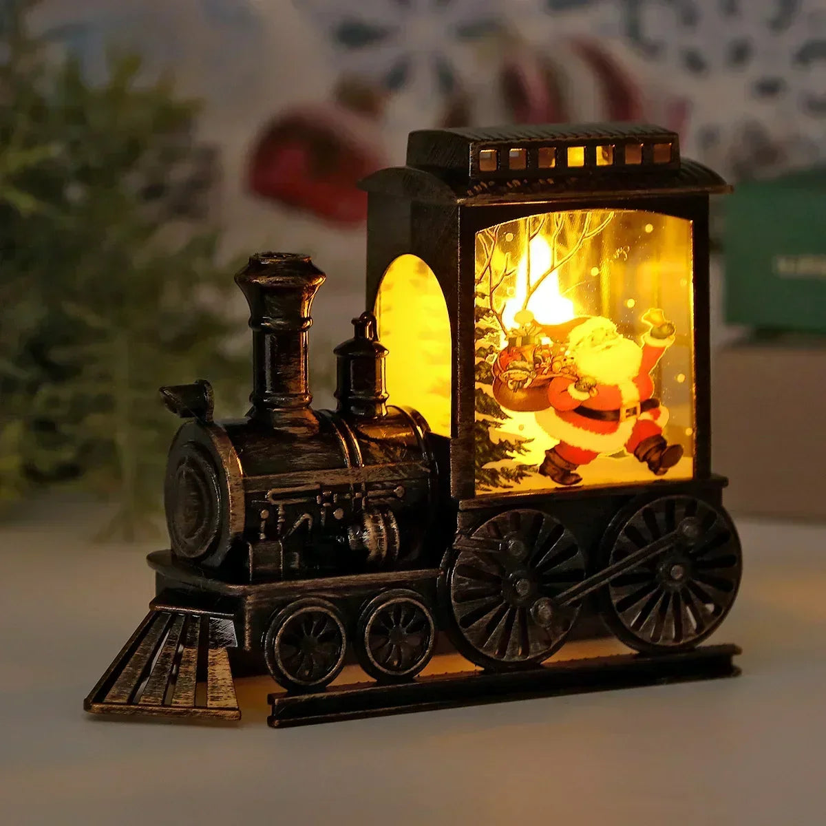 Norvo | LED Lantern Vintage Train Light for Christmas