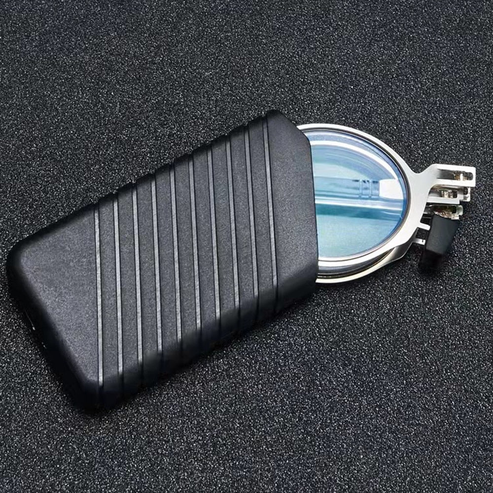 Norvo | VisionFold Kompakt Sammenleggbare Briller – Ultra-Lette, Holdbare Lesebriller med Fleksible Ripesikre Linser