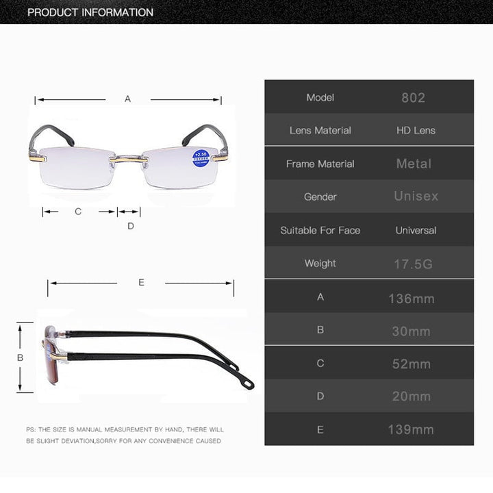 Norvo | VisionPlus multifokal anti-blålys lesebriller