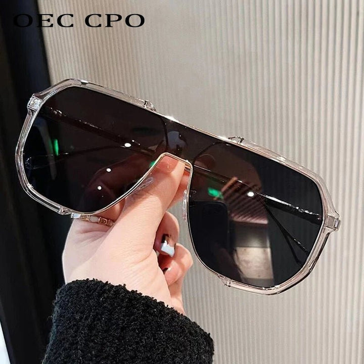 Norvo | VOGUEVIEW SHADES – Oversized firkantede solbriller med UV400 & fotokromatiske linser