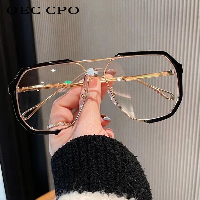 Norvo | VOGUEVIEW SHADES – Oversized firkantede solbriller med UV400 & fotokromatiske linser