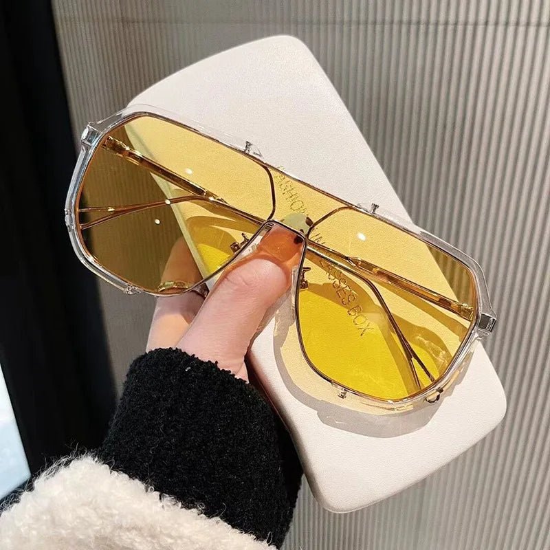 Norvo | VOGUEVIEW SHADES – Oversized firkantede solbriller med UV400 & fotokromatiske linser