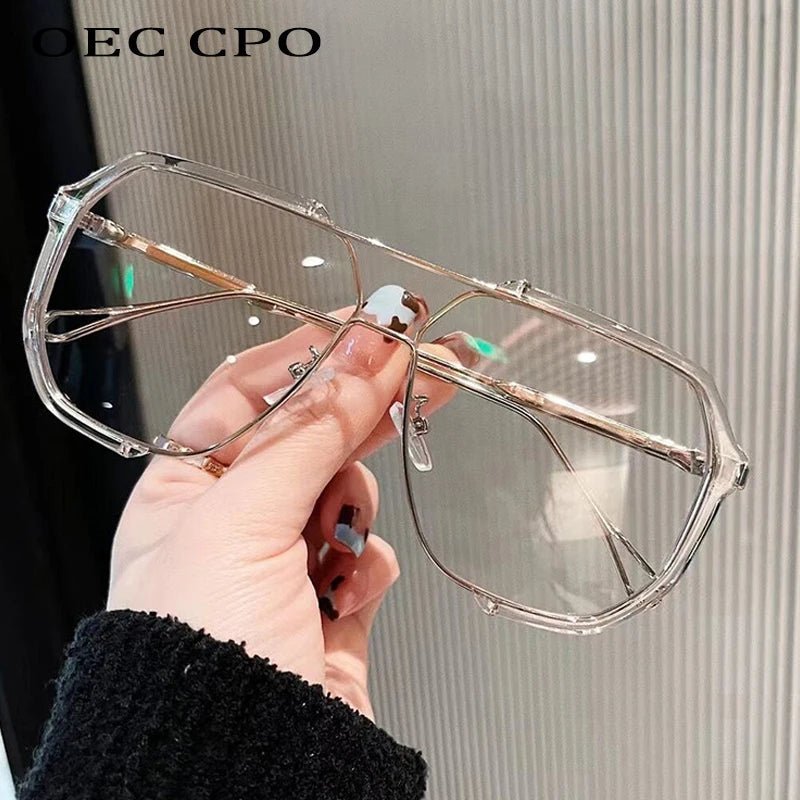 Norvo | VOGUEVIEW SHADES – Oversized firkantede solbriller med UV400 & fotokromatiske linser