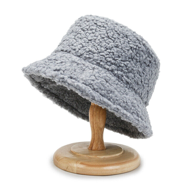 Norvo | Livia Kvinne Teddy Bucket Hat Varm Lammeull