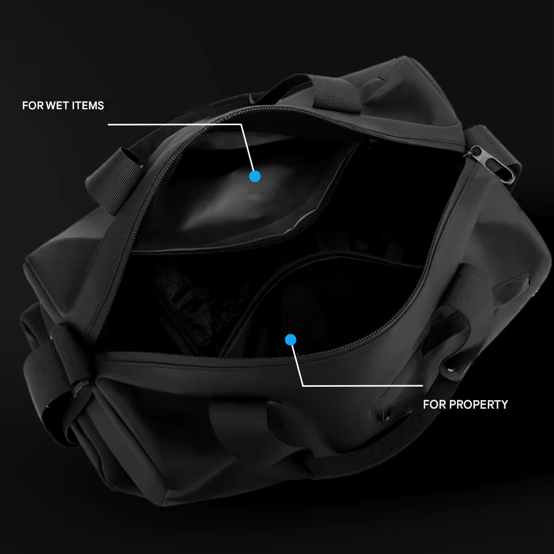 Norvo | Vanntett Sportsbag med Sko-rom - FlexBag Pro