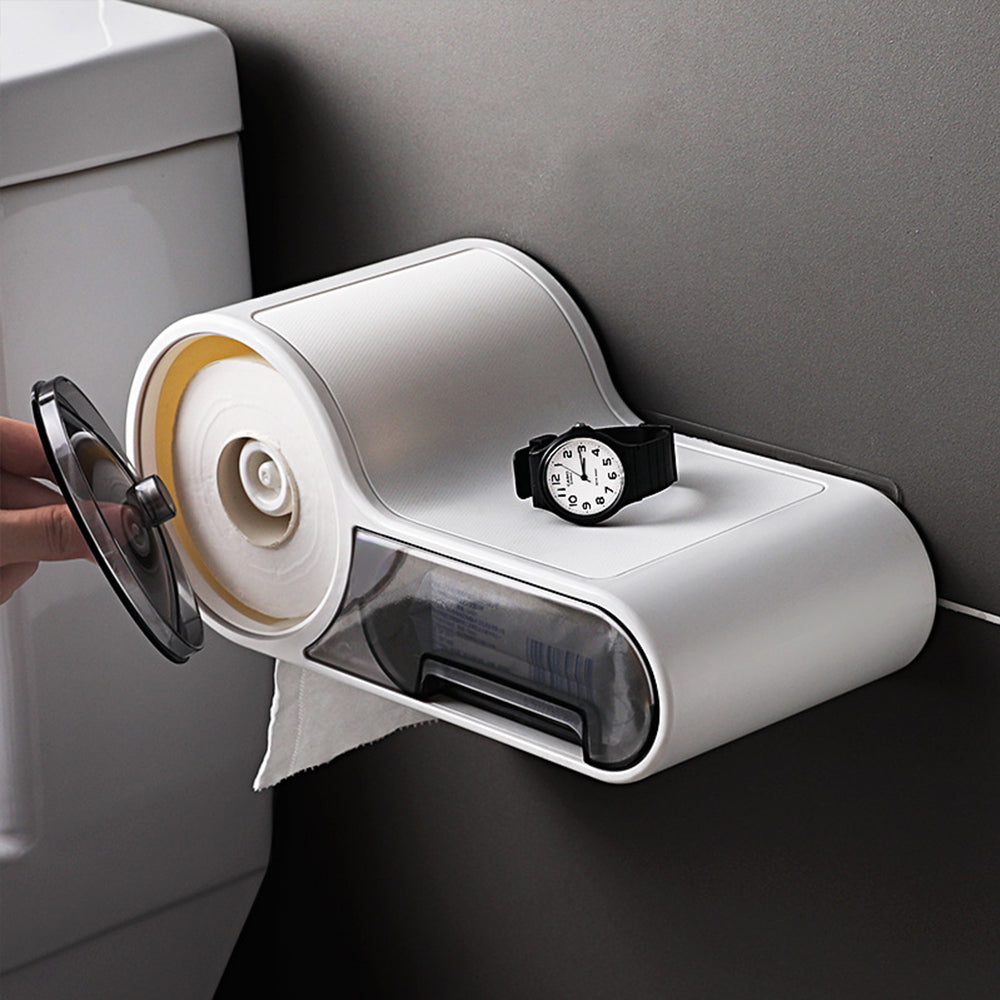 Norvo | Toalettpapirholder med vanntett hyllesystem