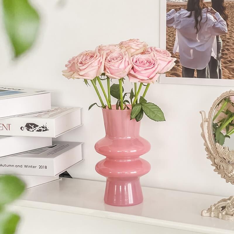 Norvo | Bølgeformet Glassblomst Vase