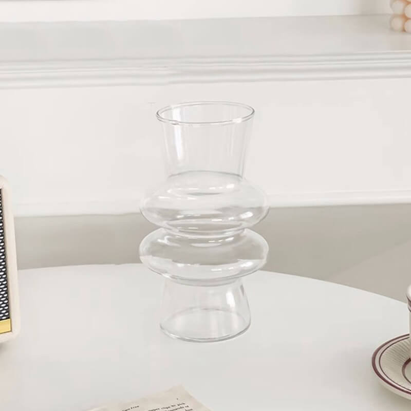 Norvo | Bølgeformet Glassblomst Vase