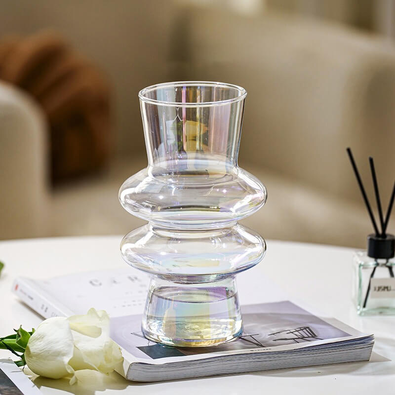 Norvo | Bølgeformet Glassblomst Vase