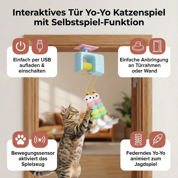 Elektrisk kattelekene for hengende Norvo
