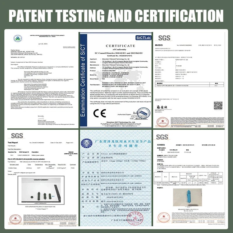 Norvo | Westtune – Bærbar Mini Vannfilterstrå for Rent Vann i Friluft