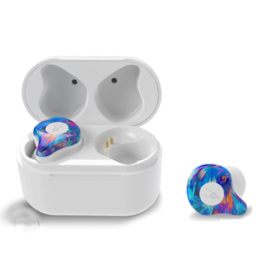 Norvo | Bluetooth 5.0 TWS Ørepropper med Ladeetui, Stereo HiFi Lyd & HD Mikrofon, for Løping, Kjøring & Treningssenter