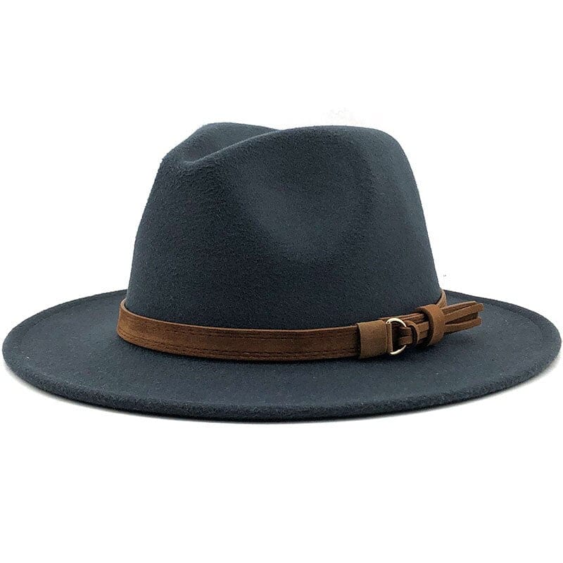 Eridian Fedora Hatt med Lærrem