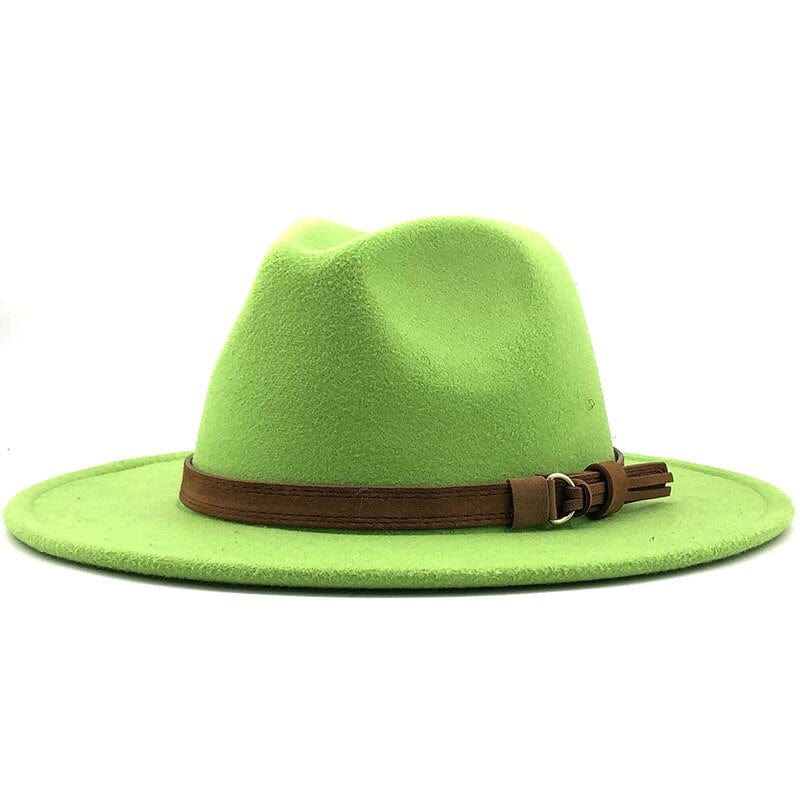 Eridian Fedora Hatt med Lærrem